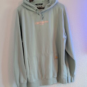Carhartt Men's Mint Green Hoodie